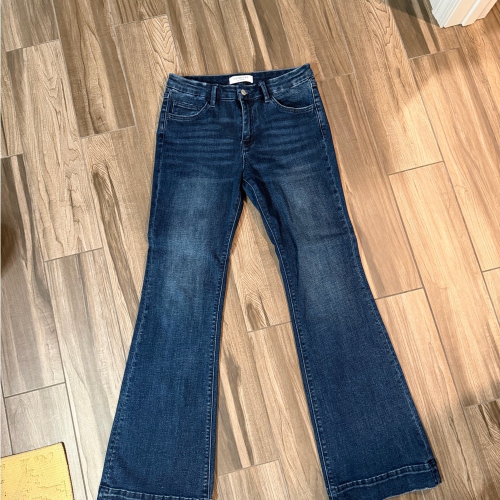 Classic Blue Flare Jeans for Women